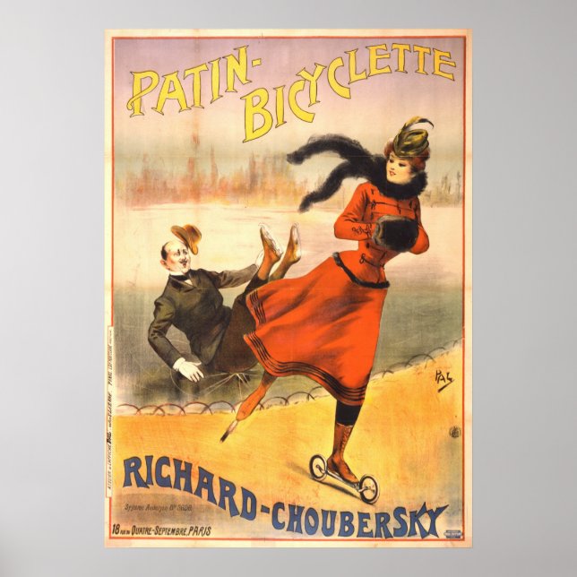 In-Line-Skate 1890 Poster (Vorne)