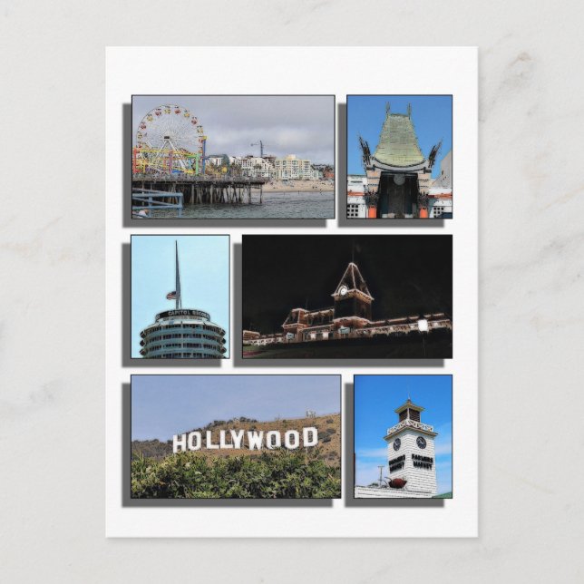 In Los Angeles Kalifornien Postkarte (Vorderseite)