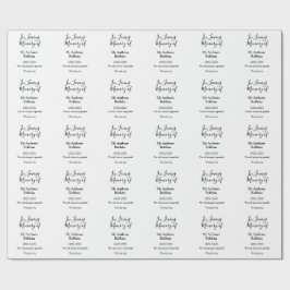 In Love Erinnerung an Namensbeerdigung Erinnerung  Geschenkpapier