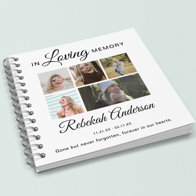 In Love Memory | 5 FOTO | Memorial Guest Notizbuch (Von Creator hochgeladen)