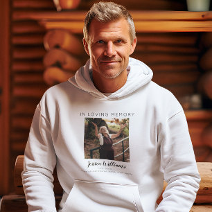 In Love Memory   5 FotoCollage   Memorial Hoodie