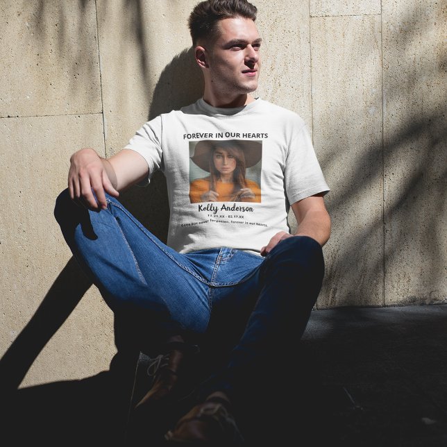 In Love Memory | 5 FotoCollage | Memorial T-Shirt (Von Creator hochgeladen)