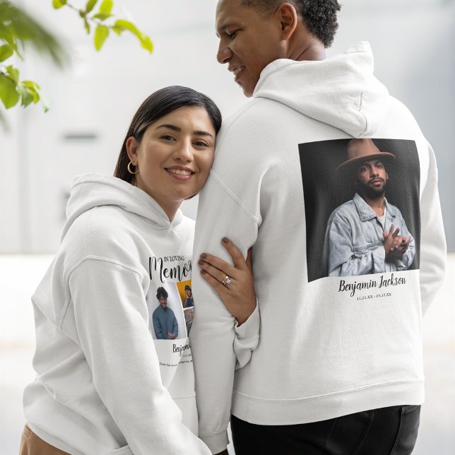 In Love Memory | 6 FotoCollage | Memorial Hoodie (Von Creator hochgeladen)