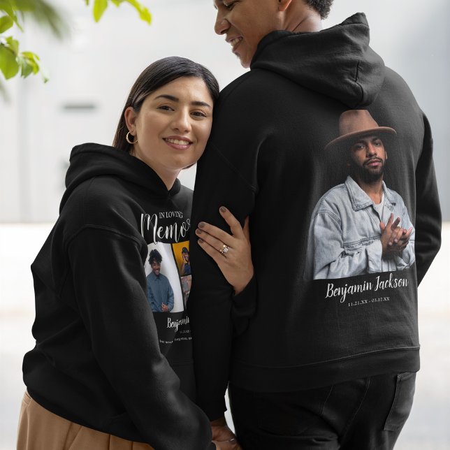 In Love Memory | 6 FotoCollage | Memorial Hoodie (Von Creator hochgeladen)