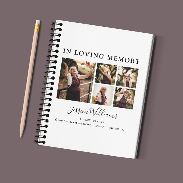 In Love Memory | 9 FOTO | Memorial Guest Book Notizbuch (Von Creator hochgeladen)