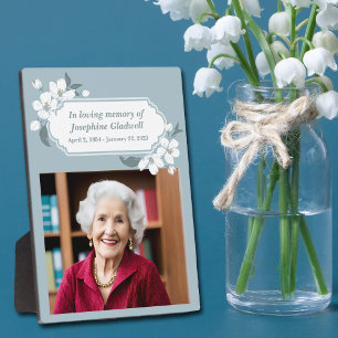 In Love Memory Beautiful Memorial Service Foto Fotoplatte