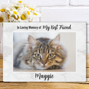 In Love Memory - Cat Memorial Pet Loss Beileid Fotoplatte