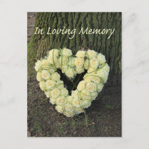 In Love Memory/Celebration of Life Invitation Ankündigungspostkarte