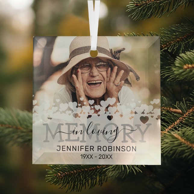 In Love Memory Christmas Memorial Ornament Aus Glas (Von Creator hochgeladen)
