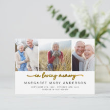 In Love Memory | Drei Fotos Beerdigung Beileid