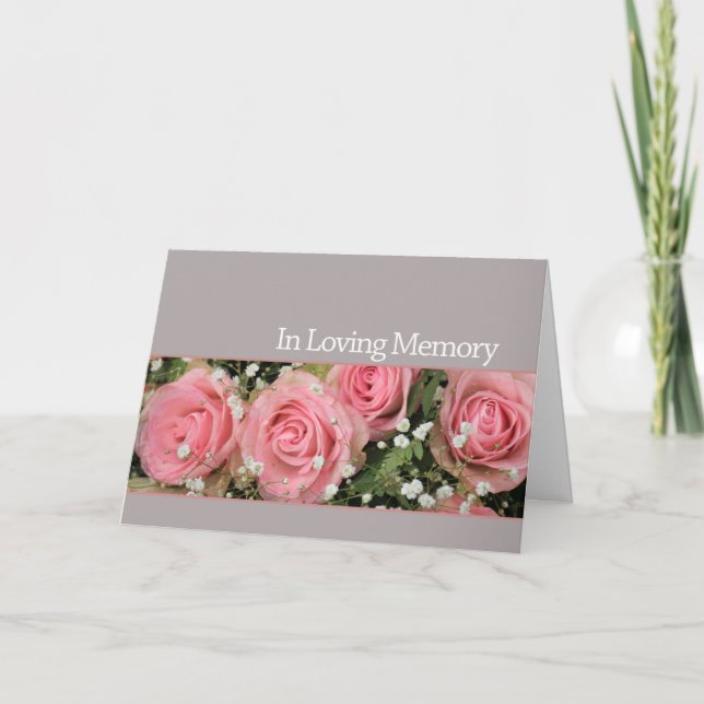 In Love Memory Einladung (Vorderseite)