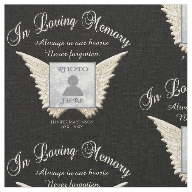 In Love Memory Fabric Stoff (Nahaufnahme)