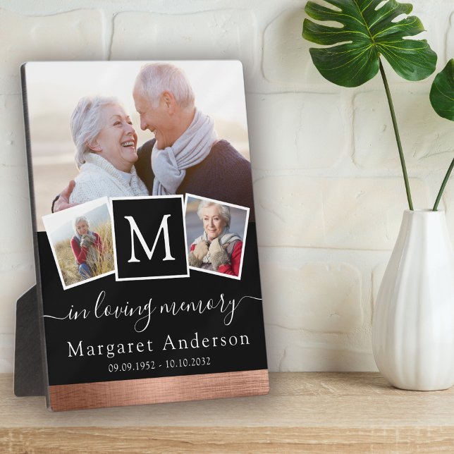 In Love Memory Foto Collage Beerdigung Memorial Fotoplatte (Von Creator hochgeladen)