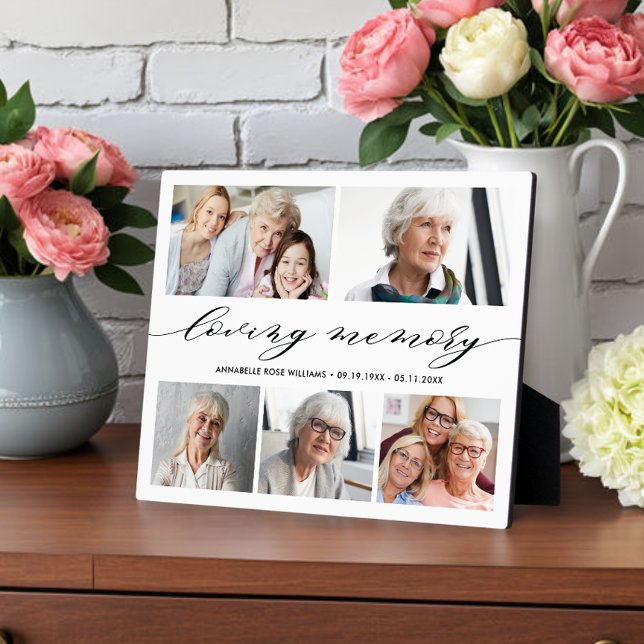 In Love Memory Foto Collage Memorial Keepake P Fotoplatte (Von Creator hochgeladen)