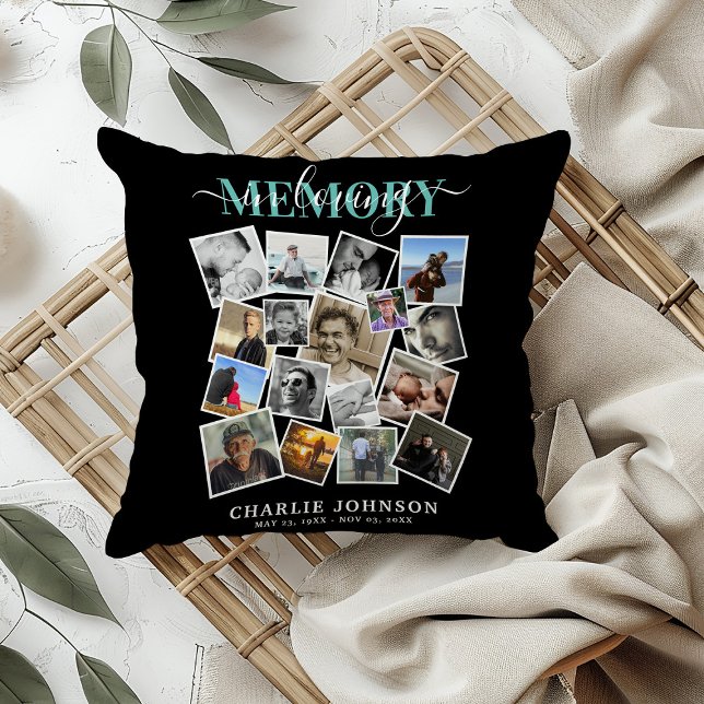 In Love Memory Foto Collage Memorial Kissen (Von Creator hochgeladen)
