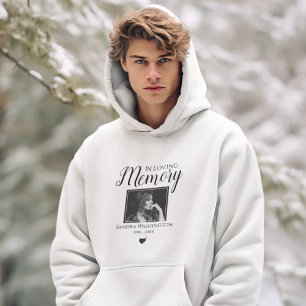 In Love Memory   Foto-Gedenkdienst Hoodie