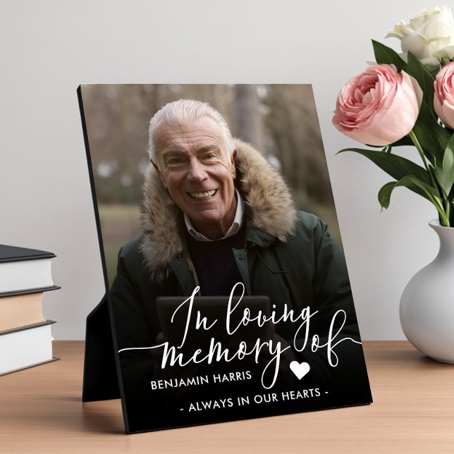 In Love Memory Foto Kalligraphie Fotoplatte (Von Creator hochgeladen)