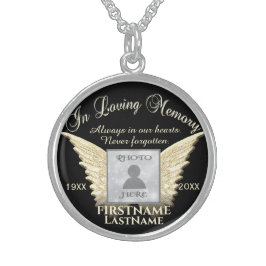 In Love Memory Foto-Kette Sterling Silberkette