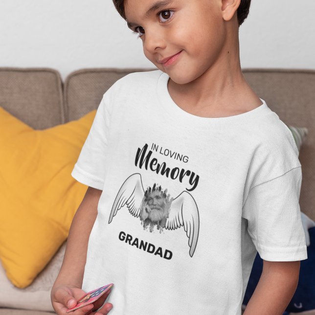 In Love Memory | Foto-Memorial | Großad Kleinkind T-shirt (Von Creator hochgeladen)