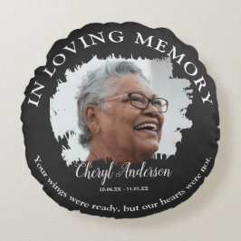 In Love Memory | FOTO Rundes Kissen