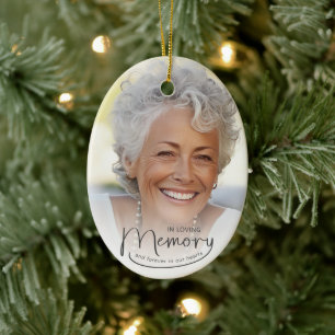In Love Memory Foto Weihnachten Keramik Ornament