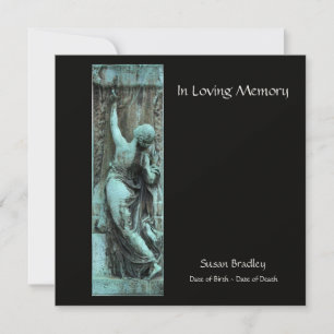 In Love Memory Funerary Art Celebration of Life Einladung