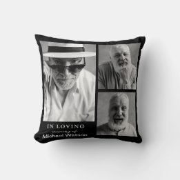 In Love Memory Großvater Beerdigung Gedenkherz Kissen