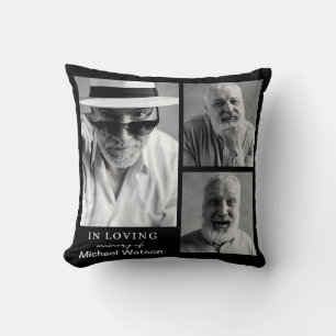 In Love Memory Großvater Beerdigung Gedenkherz Kissen