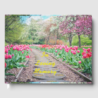 In Love Memory Guest Book: Funeral Guest Book Gästebuch