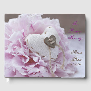 In Love Memory Guest Book: Funeral Guest Book Gästebuch