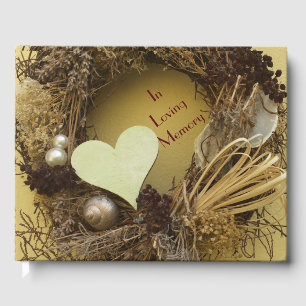 In Love Memory Guest Book: Funeral Guest Book Gästebuch