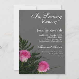 In Love Memory Memorial Ankündigung