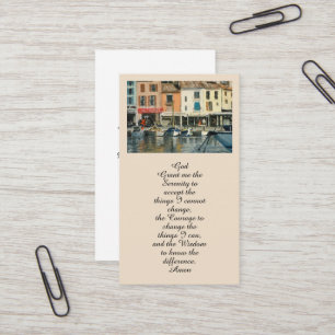 In Love Memory Memorial Card Visitenkarte