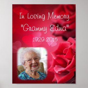 In Love Memory Memorial - In Memory Poster Foto