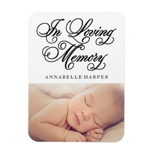 In Love Memory   Memorial Magnet
