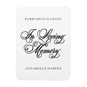 In Love Memory   Memorial Magnet