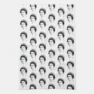 In Love Memory of HM Königin Elizabeth II Geschirrtuch