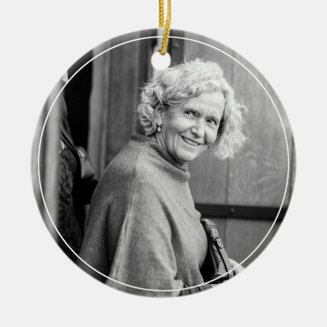 In Love Memory-Ornament Keramik Ornament (Vorne)