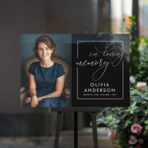 In Love Memory Photo Funeral Memorial Welcome