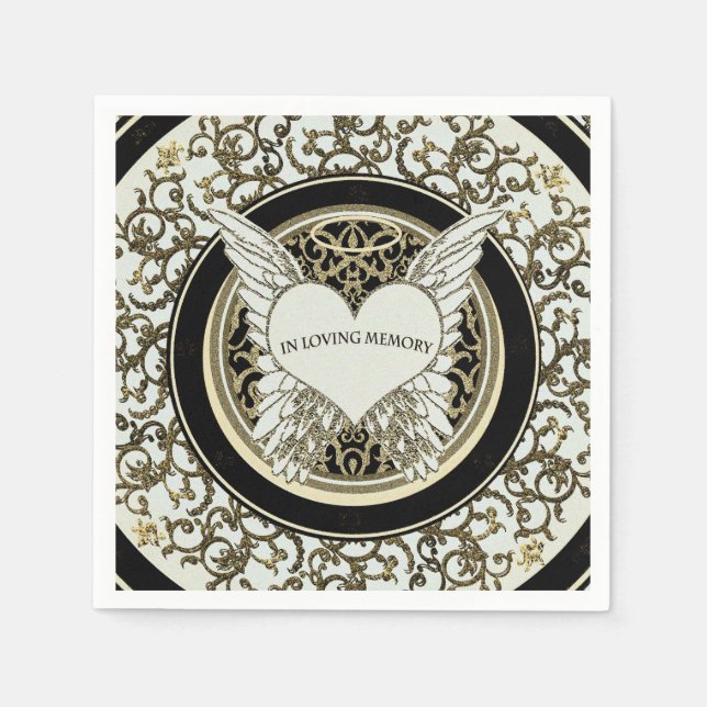 In Love Memory Serviette (Vorderseite)