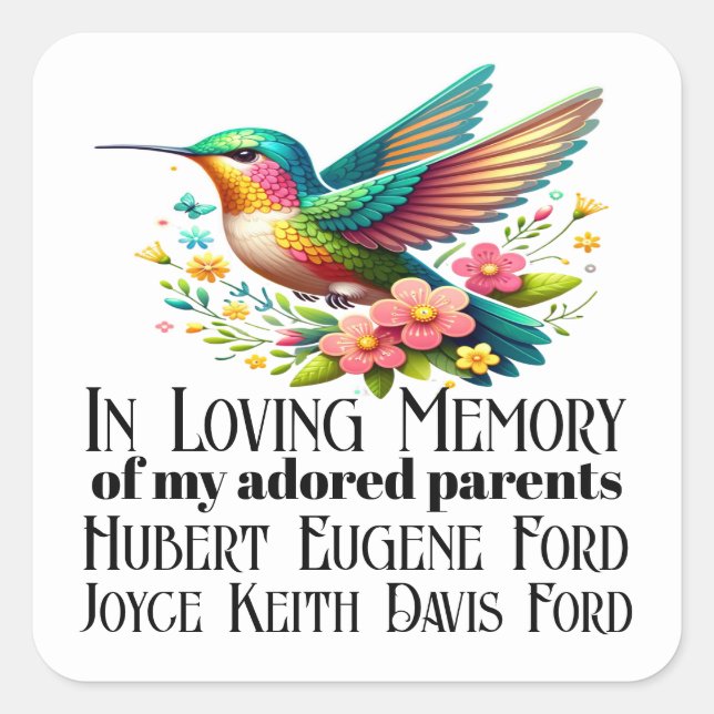 In Love Memory Sticker (Vorderseite)