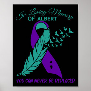In Love Memory Suizidprävention Bewusstsein Poster