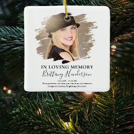 In Love Memory | Weihnachten im Foto Keramikornament