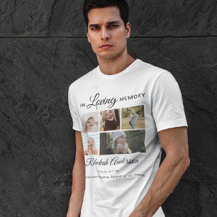 In Loving Memory   5-Foto-Collage   Gedenk- T-Shirt