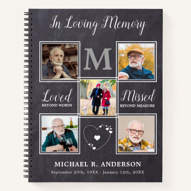 In Loving Memory 5 Photo Budget Funérailles Livre  (Devant)