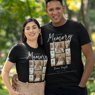 In Loving Memory   8 Fotos Collage Gedenktafel T-Shirt