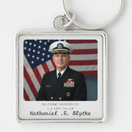 In Loving Memory Custom Photo Memorial Keepsake Schlüsselanhänger