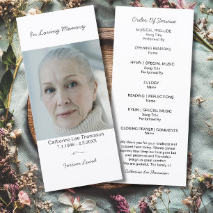 In Loving Memory Einfaches Foto-Trauer-Flat-Progra Programm