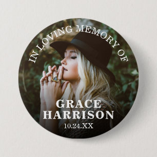 In Loving Memory   Erinnerungsfoto Button