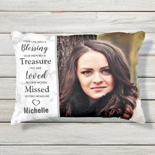 In Loving Memory Family Remembrance Memorial Dekokissen